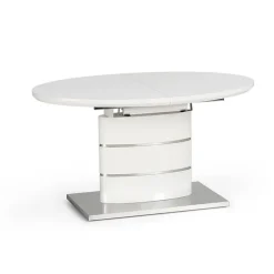 Tavolo 140/180cm allungabile moderna bianco lucido Tamarindo