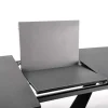 Tavolo 160/220cm allungabile moderno grigio scuro nero Sienna