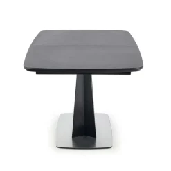 Tavolo 160/220cm allungabile moderno grigio scuro nero Sienna