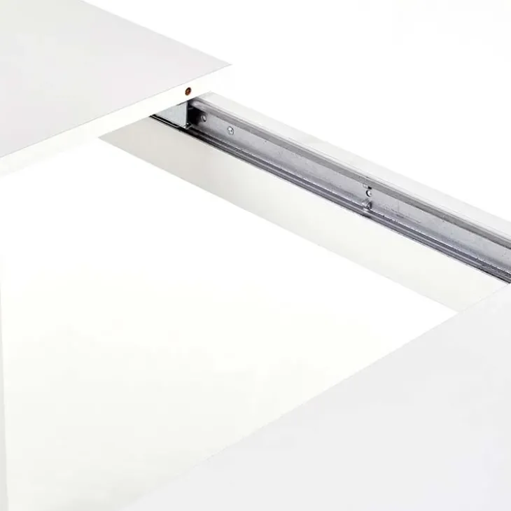 Tavolo 118/158cm allungabile salvaspazio moderno bianco Iceberg