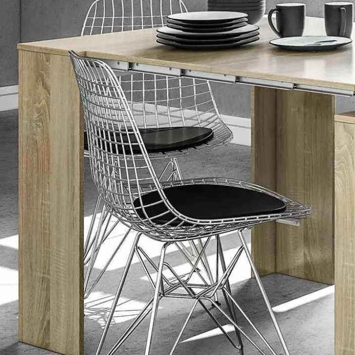 Tavolo consolle allungabile 51/237cm rovere naturale Asia Gihome®