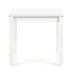 Tavolo da pranzo allungabile moderno 80/160cm bianco frassinato Akainu