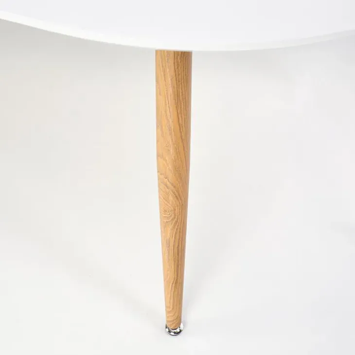 Tavolo da pranzo allungabile 160/200cm bianco opaco rovere Giove Gihome®