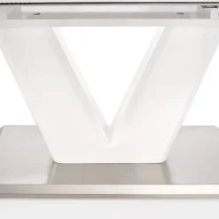 Tavolo da pranzo allungabile 160/220cm bianco lucido Gerbera Gihome®