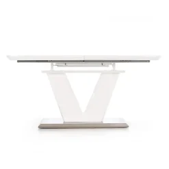 Tavolo da pranzo allungabile 160/220cm bianco lucido Gerbera Gihome®