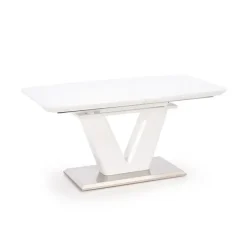 Tavolo da pranzo allungabile 160/220cm bianco lucido Gerbera Gihome®