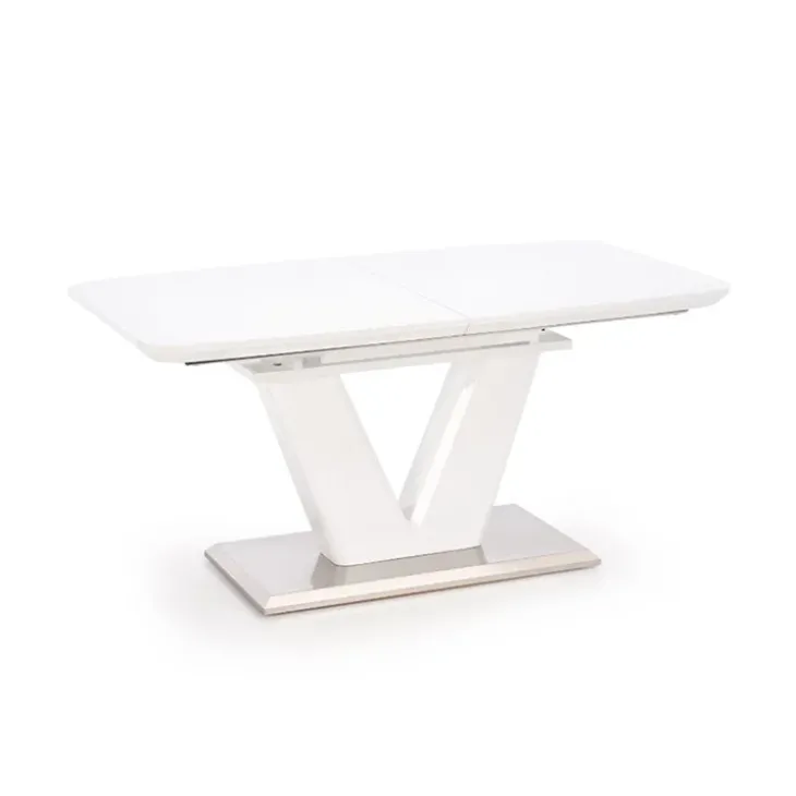 Tavolo da pranzo allungabile 160/220cm bianco lucido Gerbera Gihome®