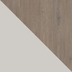 Tavolo da pranzo allungabile 160/236x90 cm industrial rovere scuro metallo cashmere Hexa