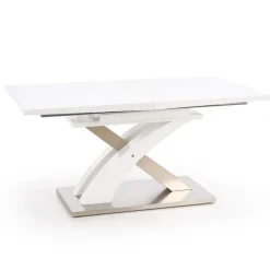 Tavolo da pranzo allungabile 160/220cm moderno bianco lucido Iride Gihome®