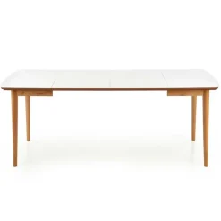 Tavolo da pranzo allungabile 90/190cm bianco opaco rovere Mostar
