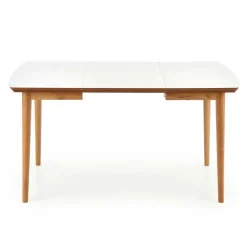 Tavolo da pranzo allungabile 90/190cm bianco opaco rovere Mostar
