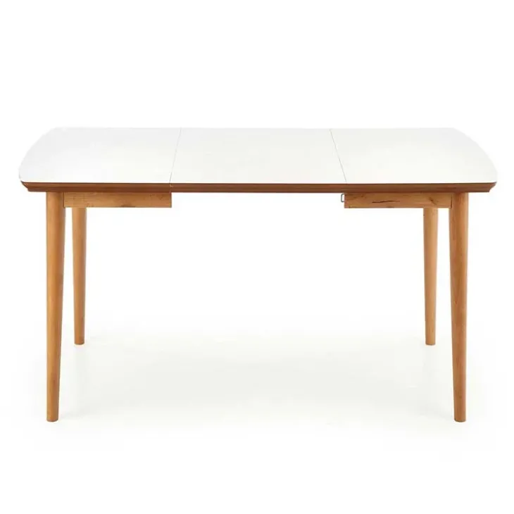 Tavolo da pranzo allungabile 90/190cm bianco opaco rovere Mostar