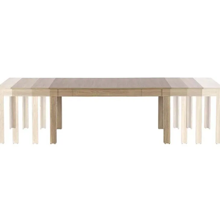 Tavolo da pranzo allungabile 160/298cm rovere sonoma Califa