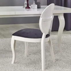 Tavolo da pranzo allungabile moderno 160/240cm bianco Lovoon