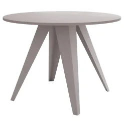 Tavolo da pranzo allungabile 100/138x100 cm rotondo industrial cashmere metallo cashmere Cortex