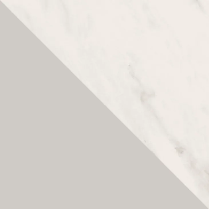 Tavolo da pranzo allungabile 100/138x100 cm rotondo industrial effetto marmo bianco metallo cashmere Cortex