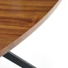Tavolo da pranzo 170x90cm design moderno noce nero Emilio