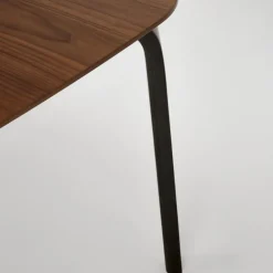 Tavolo da pranzo 169x90cm moderno rovere noce nero Basilia