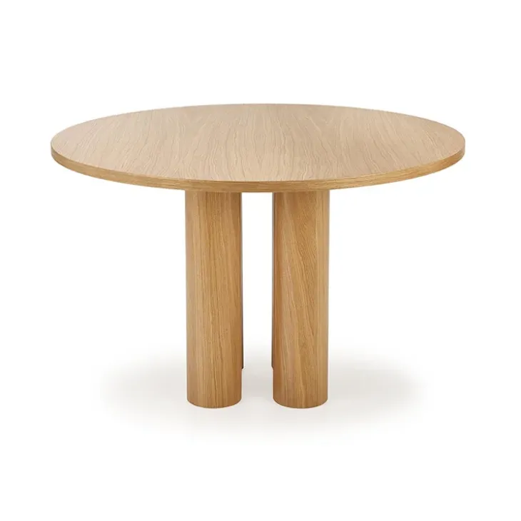 Tavolo moderno rotondo 120/77cm rovere Canberra