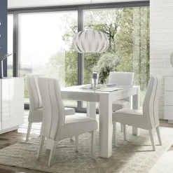 Tavolo 180x90cm rettangolare bianco lucido Obsession, Easy, Essential, Sunset, Eternity, Olimpo, Spirit, Alvarez, Istria