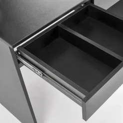 Toeletta da trucco con specchio 94x140cm con LED nero Bloom