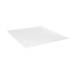 Topper matrimoniale king size 200x200cm trapuntato imbottito con elastici bianco Corsica