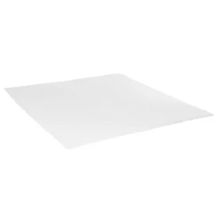 Topper matrimoniale 160x200cm trapuntato imbottito con elastici bianco Corsica