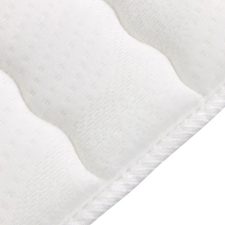 Topper piazza e mezza 120x200cm trapuntato imbottito con elastici bianco Corsica