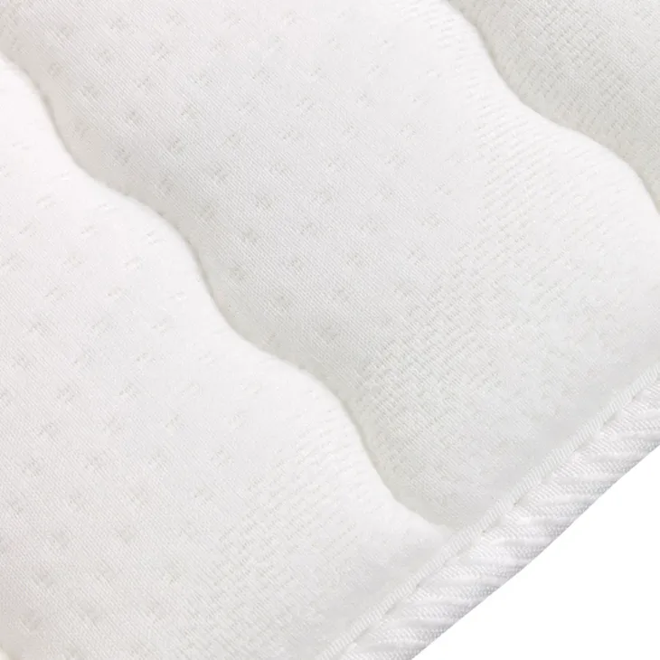 Topper singolo 90x200cm trapuntato imbottito con elastici bianco Corsica