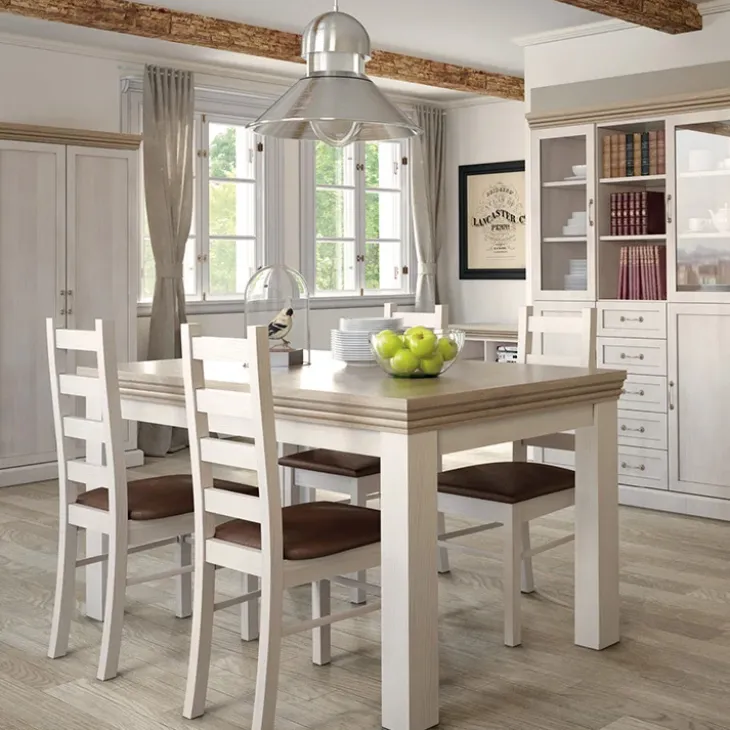 Vetrina alta 87x187h cm 4 ante pino frassinato rovere Blend