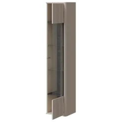Vetrinetta sospesa a parete 36x164h cm 1 anta beige cashmere Bellagio