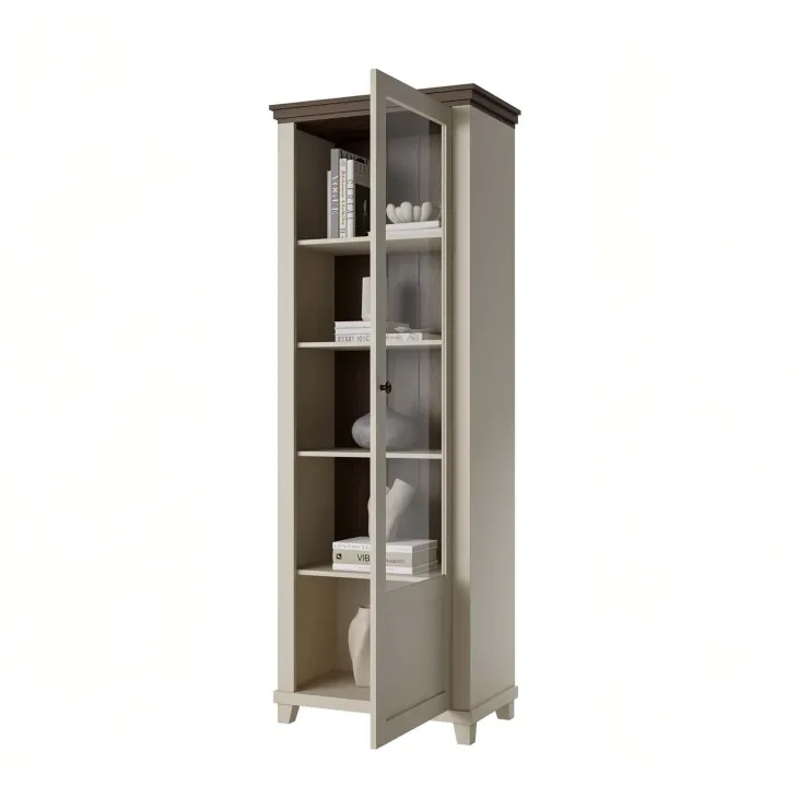 Vetrinetta 71x200h cm 1 anta apertura a sinistra beige Texel