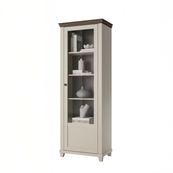 Vetrinetta 71x200h cm 1 anta apertura a sinistra beige Texel