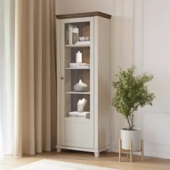 Vetrinetta 71x200h cm 1 anta apertura a sinistra beige Texel