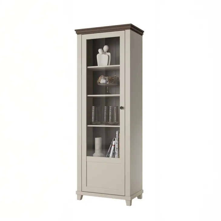 Vetrinetta 71x200h cm 1 anta apertura a destra beige Texel