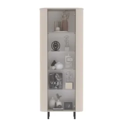 Vetrinetta 80x200h cm 1 anta beige cashmere Lucrezia