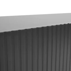 Vetrinetta 60x183h cm 1 anta moderna cannettato antracite Essence