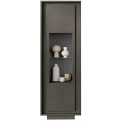 Vetrinetta 67x197h cm 1 anta moderna antracite Deluxe