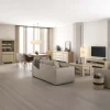 Vetrinetta 113x185h cm 4 ante 1 cassetto rovere Écarté